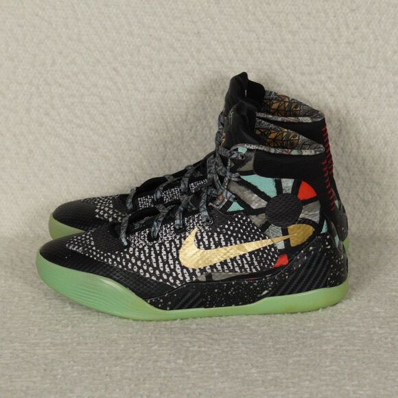 Nike Kobe 9 Elite NOLA Gumbo League Maestro Sneakers Boys 5Y Style 636602-002 - Picture 8 of 14